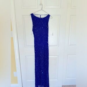 Vintage 90s Beaded Formal Gown